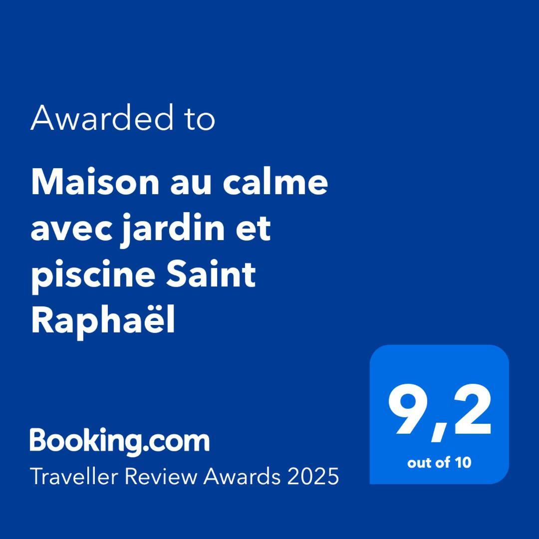 Maison Au Calme Avec Jardin Et Piscine Saint Raphael Kültér fotó